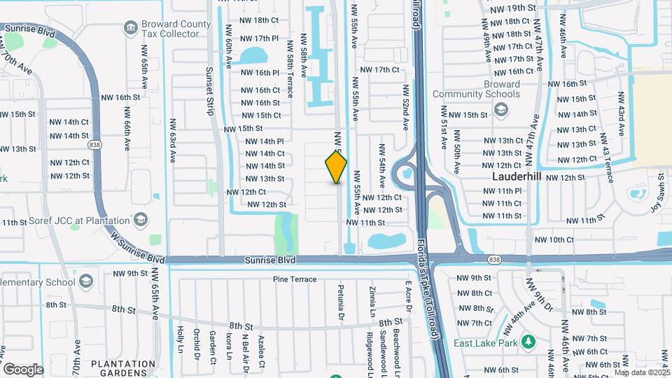 1251 NW 56th Ave Map and Location Details