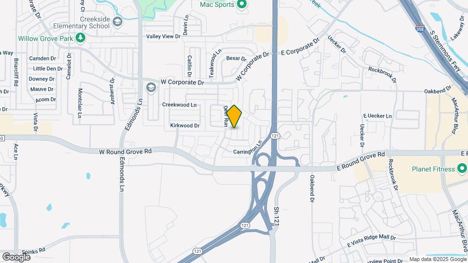 2460 Sunderland Ln Map and Location Details