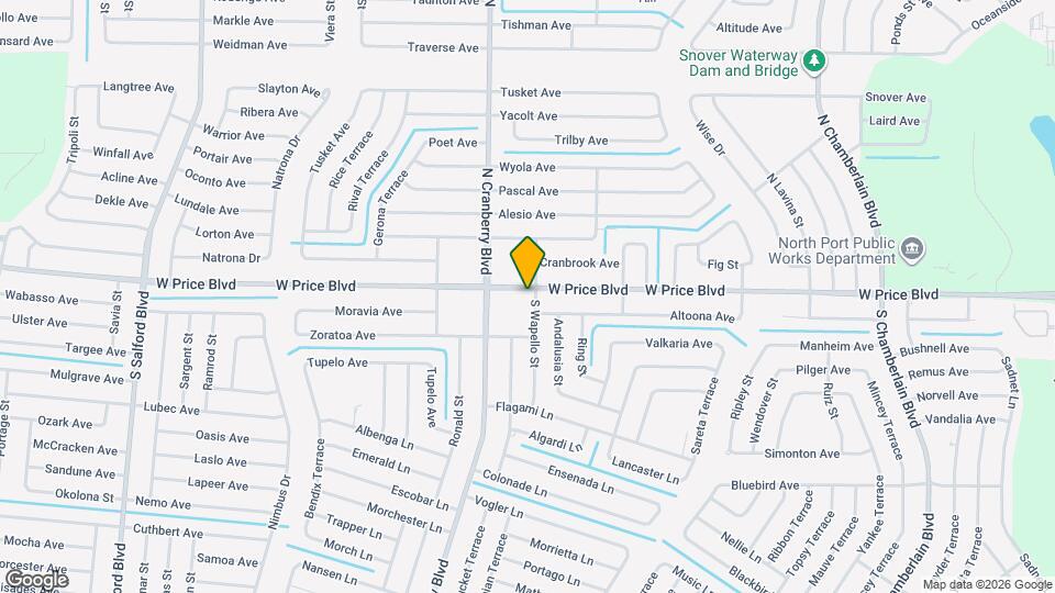 1001 S Wapello St Map and Location Details