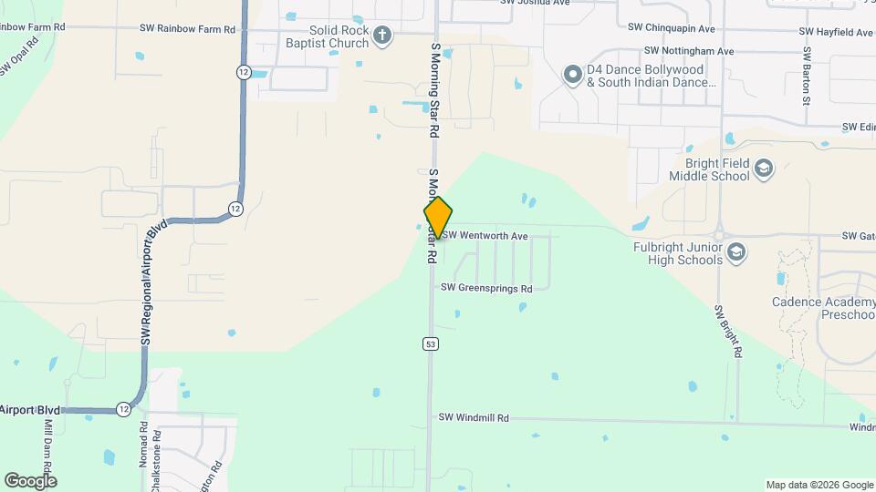 5302 SW Monaco Ln Map and Location Details