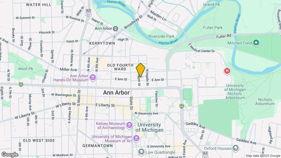 801 E Ann St Map and Location Details