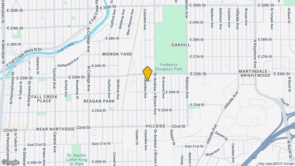 2435 Columbia Ave Map and Location Details
