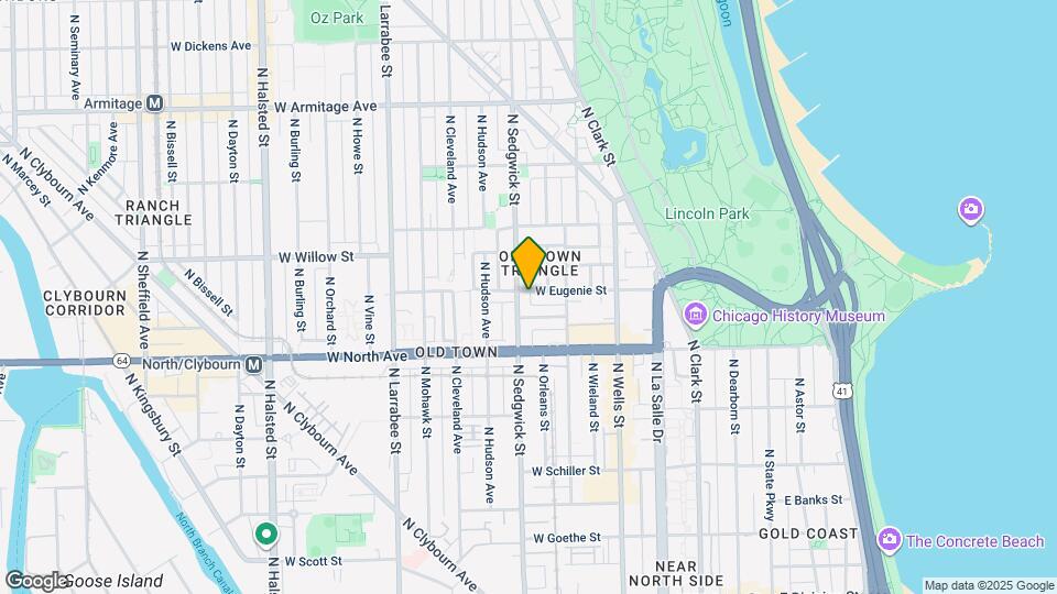337 W Eugenie St Map and Location Details