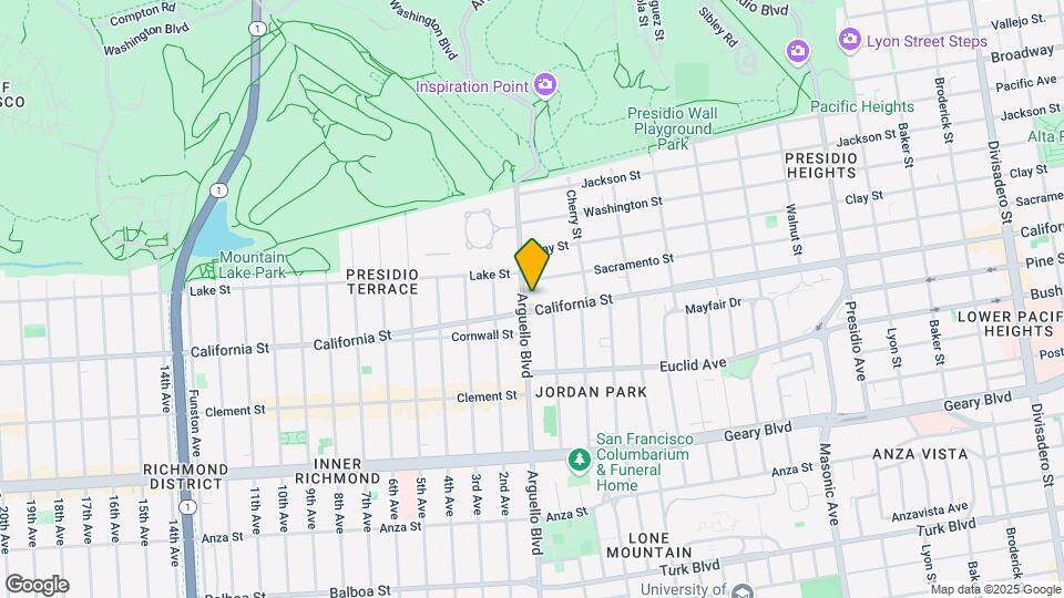 240-242 Arguello Blvd Mapa y Detalles de la Ubicación
