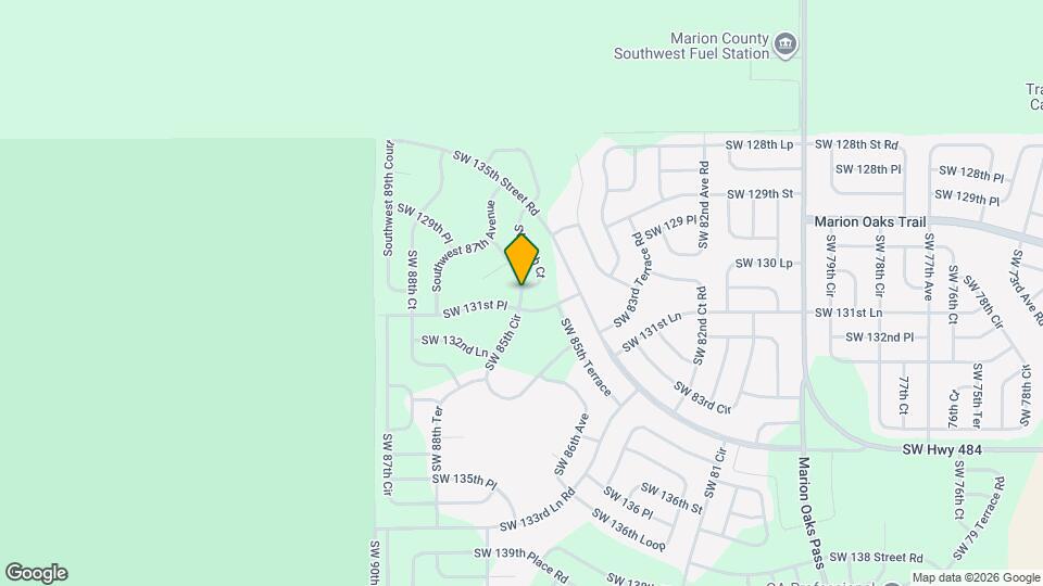 13011 SW 85th Cir Map and Location Details