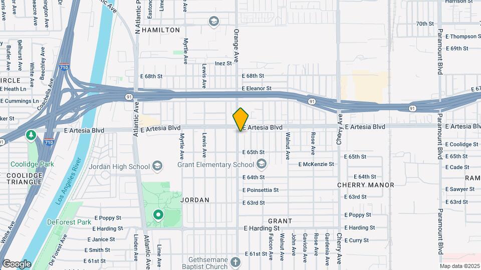 6570 Orange Ave Map and Location Details