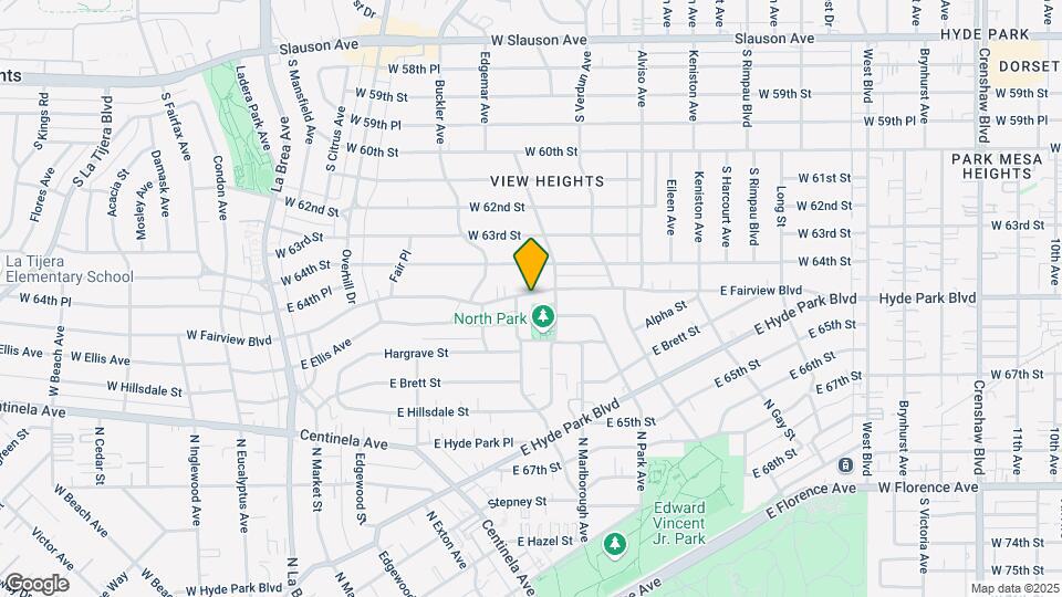 610 E Fairview Blvd Map and Location Details