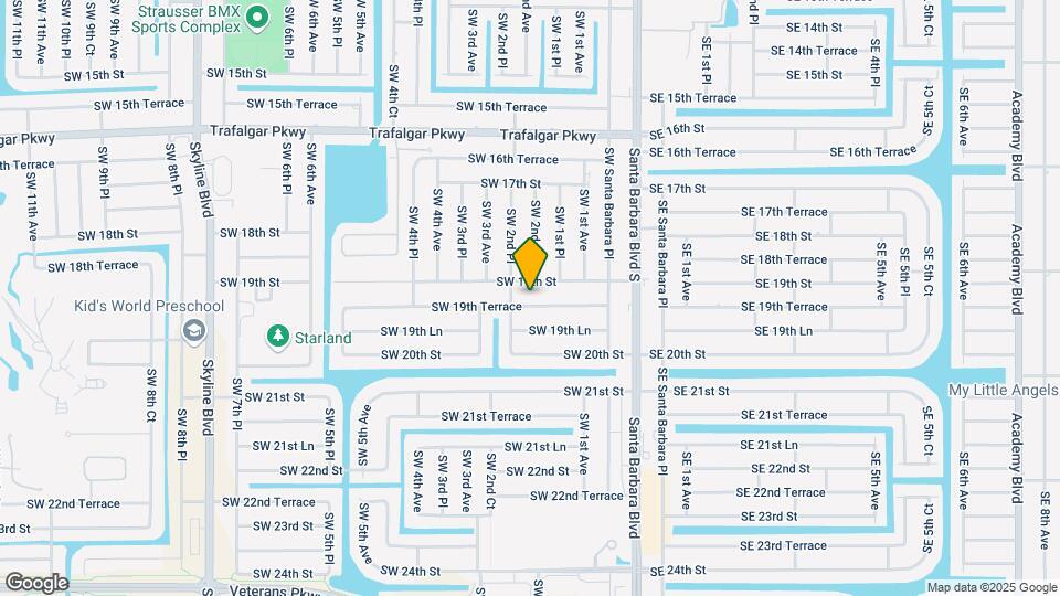 205 SW 19th Terrace Map and Location Details