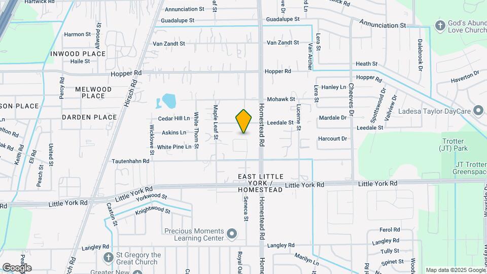 5839 Northern Oak St Map and Location Details