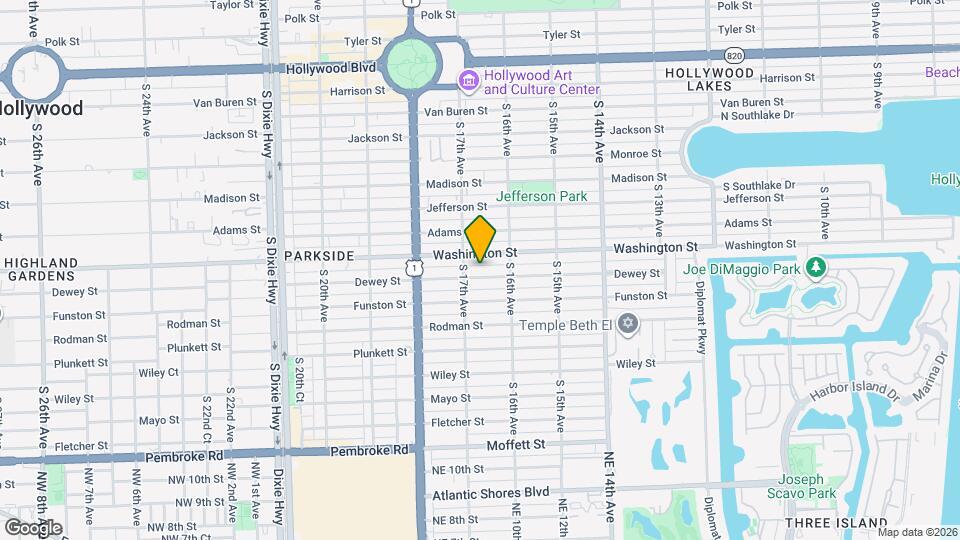 1635 Dewey St Map and Location Details