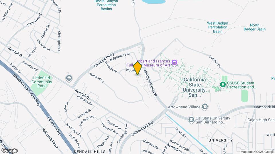 5348 N Alumni Ln Map and Location Details