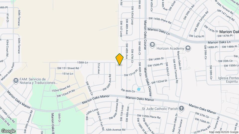 15209 SW 46th Cir Map and Location Details