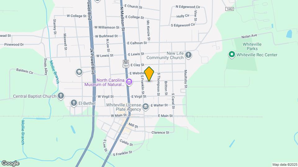 208 E Columbus St Map and Location Details