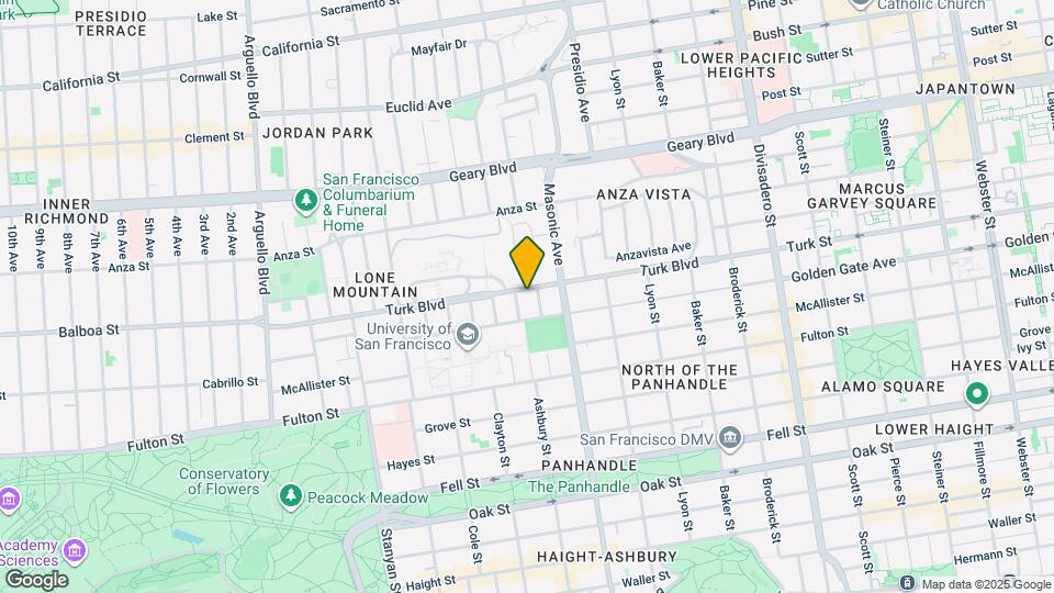 2429 Turk Blvd Map and Location Details