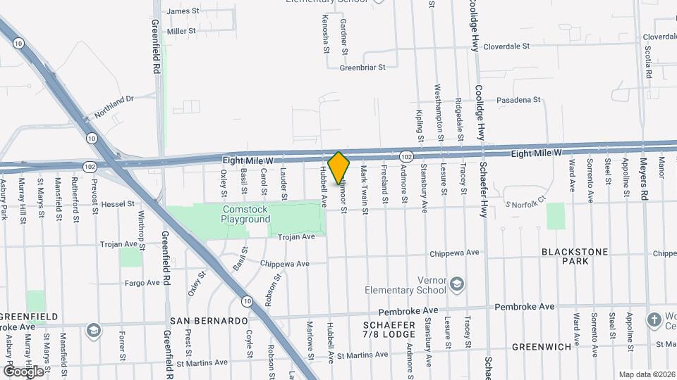 20455 Strathmoor St Map and Location Details