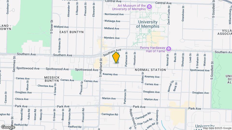 3576 Spottswood Ave Map and Location Details