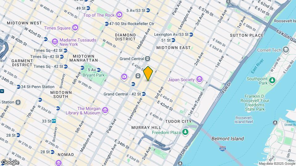 420 Lexington Ave Map and Location Details