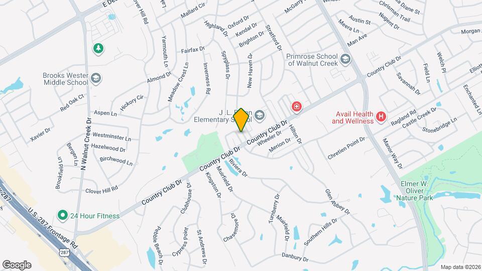 1110 Fairhaven Dr Map and Location Details