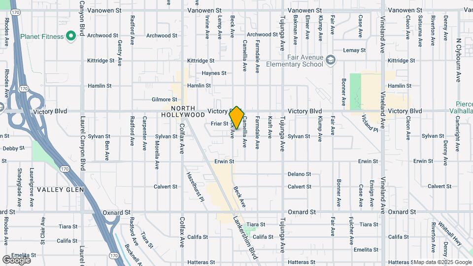 6302 Beck Ave Map and Location Details