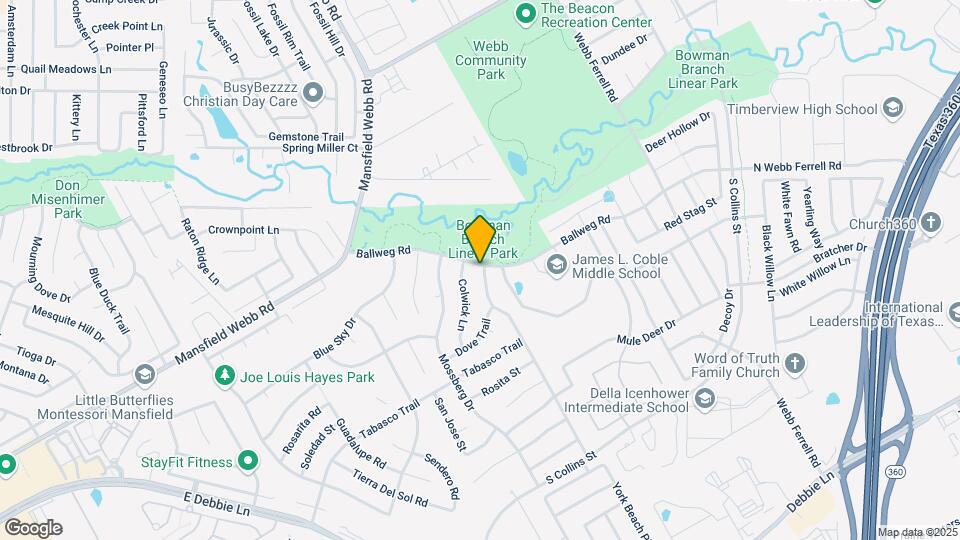 8100 MacGregor Dr Map and Location Details