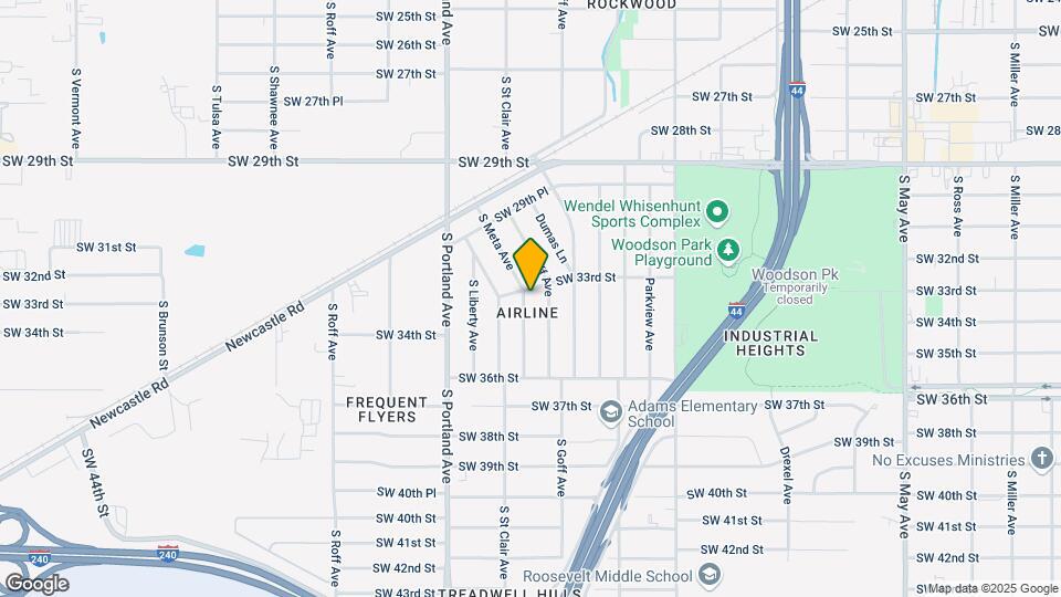 3404 S Meta Ave Map and Location Details