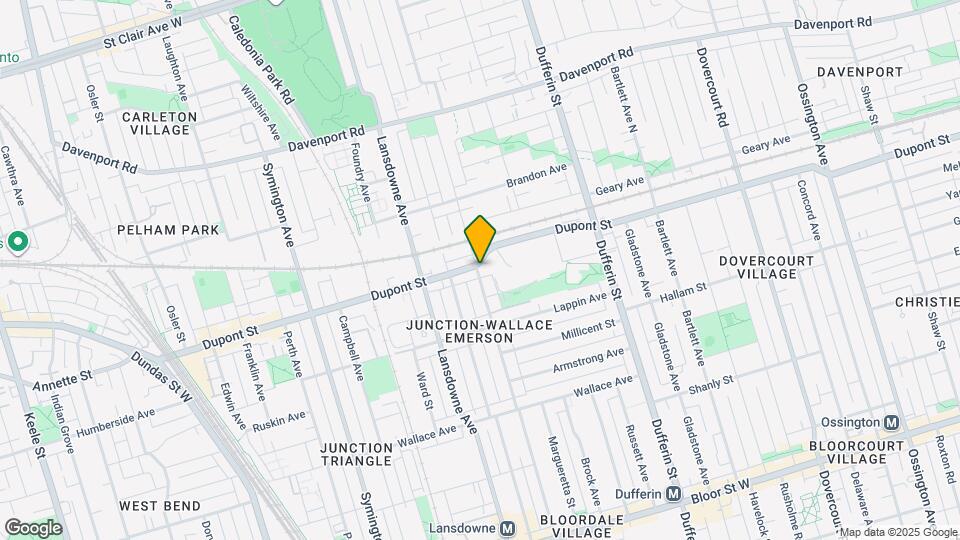 1311 Dupont St Map and Location Details