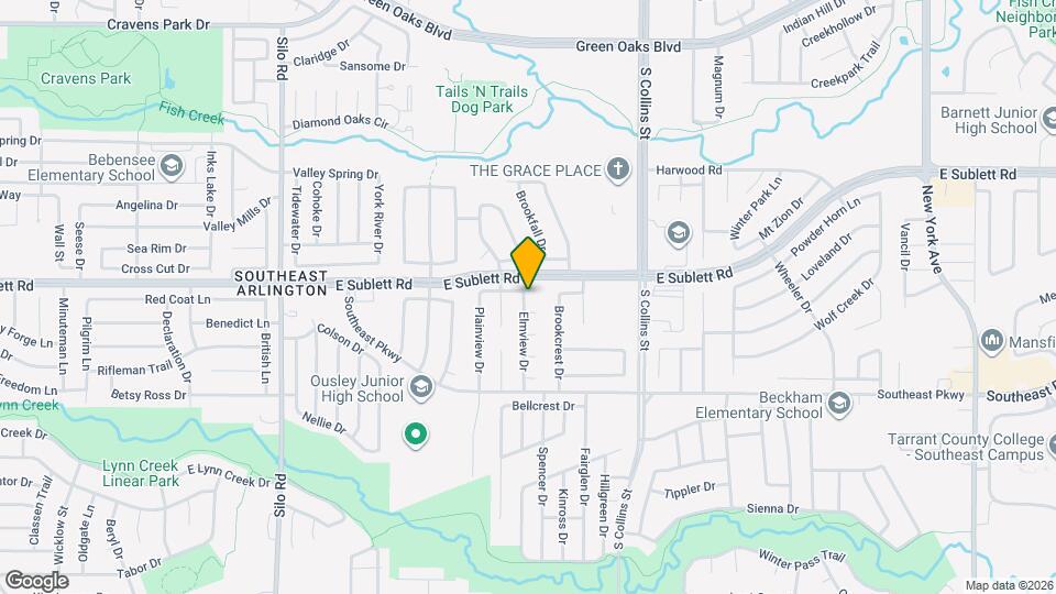 1100 Maple View Dr Map and Location Details