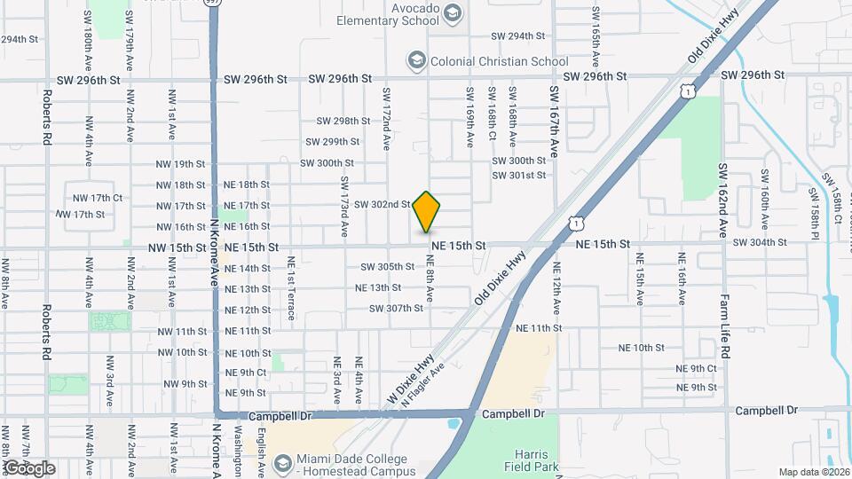 30340 SW 170th Ave Map and Location Details