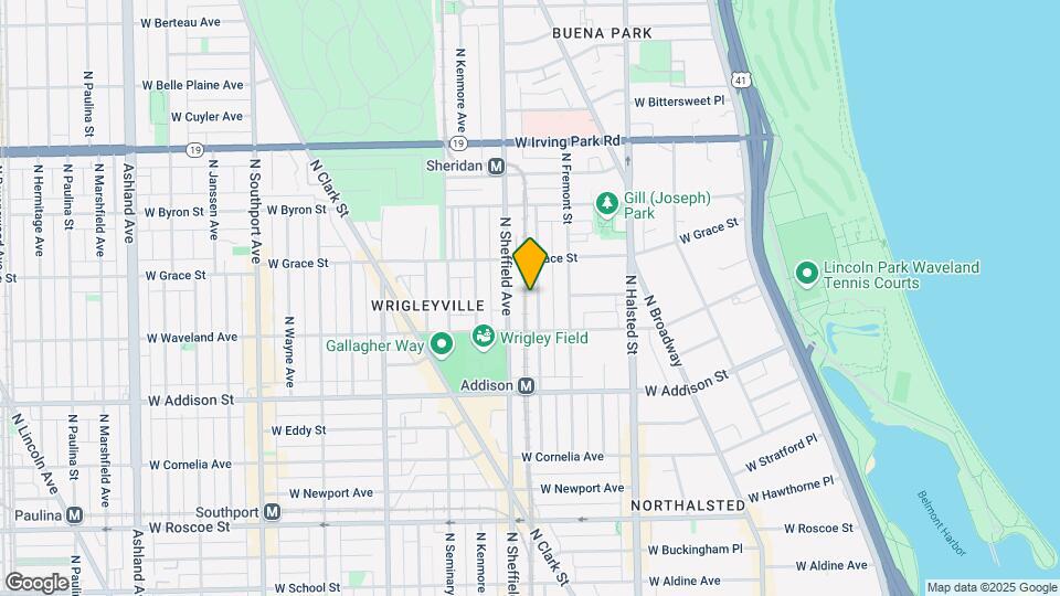 3728 N Wilton Ave Map and Location Details