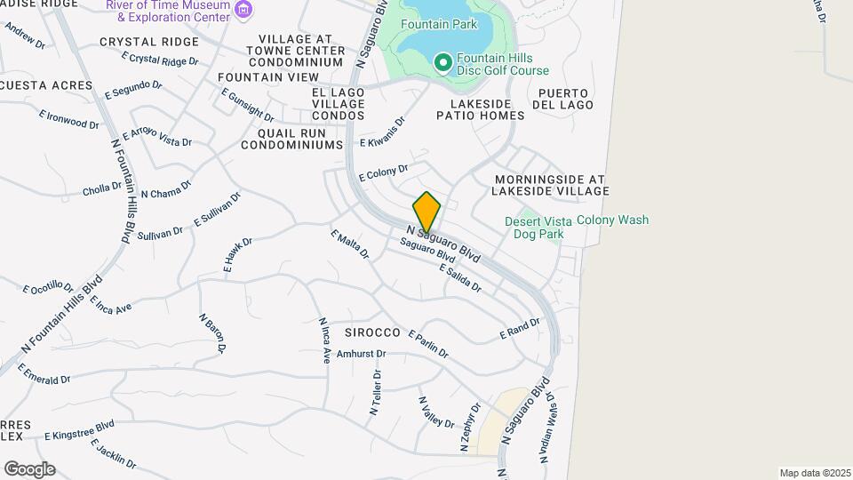 Saguaro Villas Condominiums Mapa y Detalles de la Ubicación
