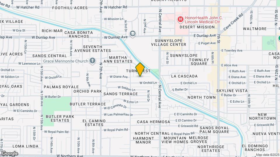 201 W Diana Ave Map and Location Details