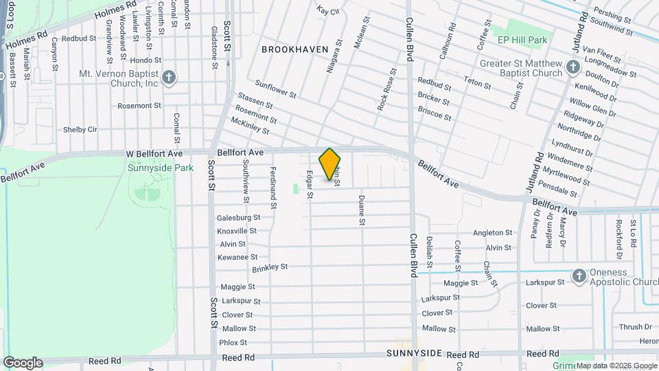 4429 Aledo St Map and Location Details