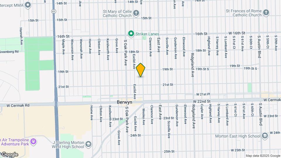 1926 Wesley Ave, Unit Apt 2 Map and Location Details