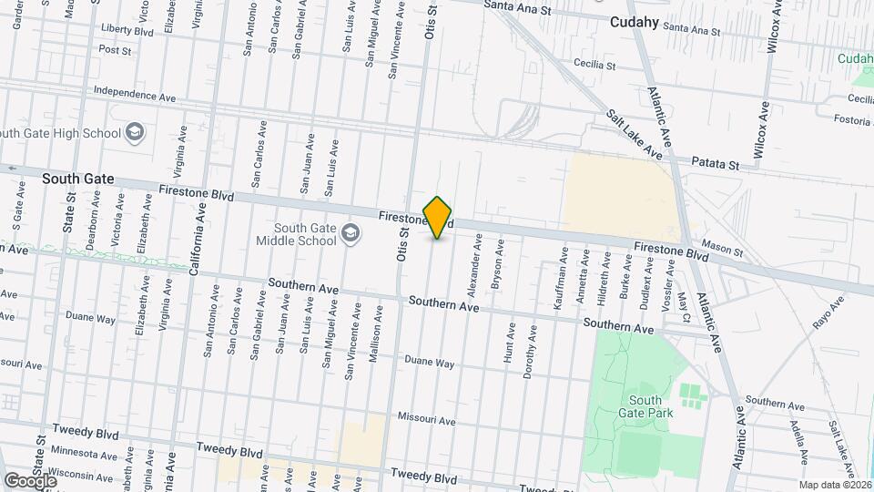 8928 Mcnerney Ave Mapa y Detalles de la Ubicación