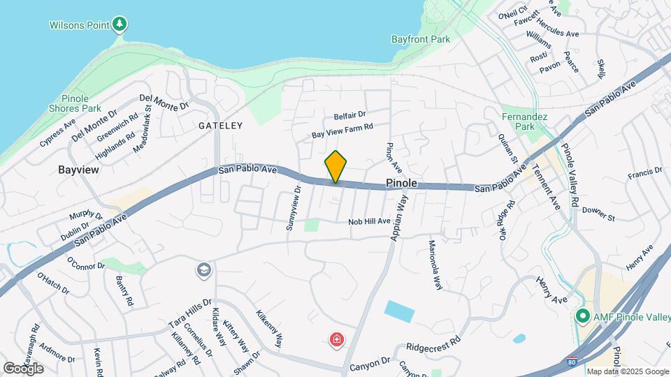 1149 San Pablo Ave Map and Location Details