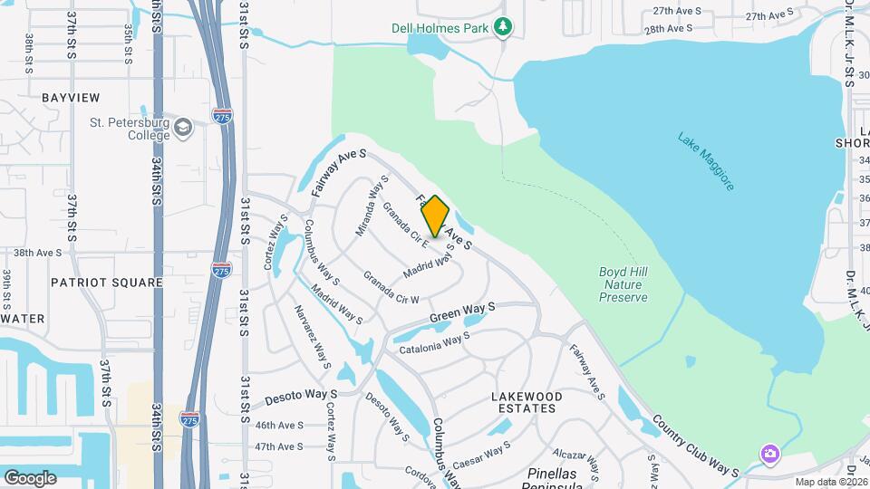 2421 Granada Cir E Map and Location Details