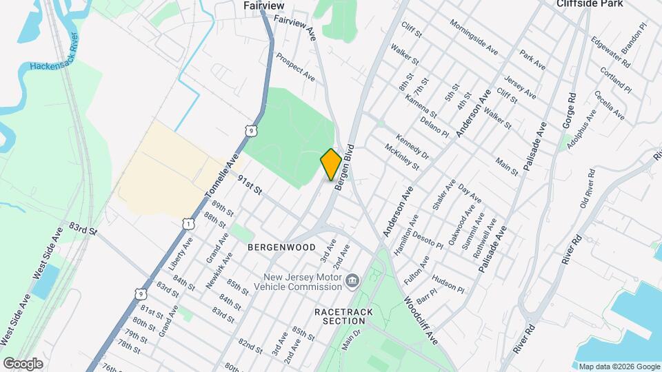 37 Bergen Blvd Map and Location Details