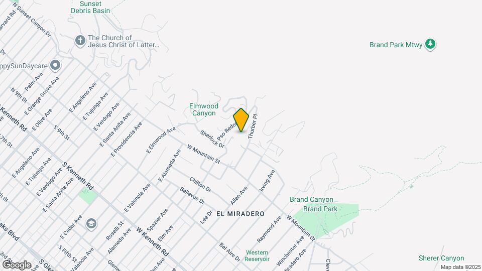 1716 Vía La Paz Map and Location Details