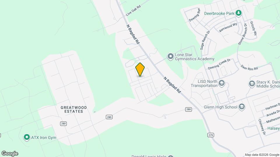 2604 Danbury Ln Map and Location Details