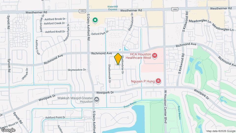 3234 Shadowleaf Dr Map and Location Details