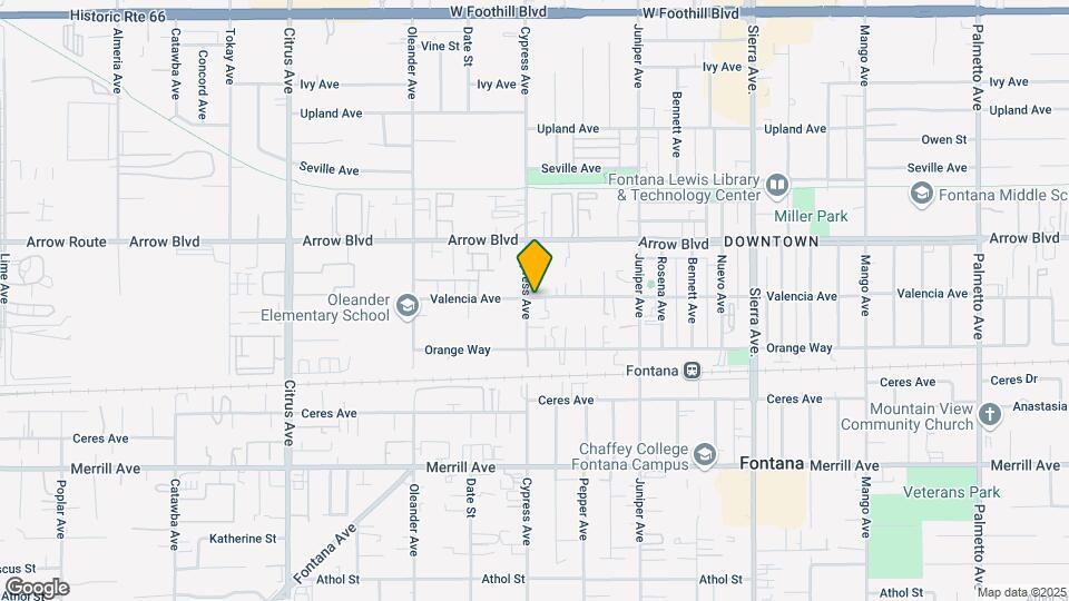 8605 Cypress Ave Map and Location Details