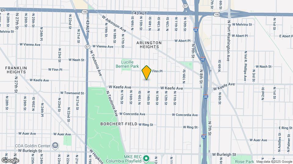 3527 N 14th St Map and Location Details