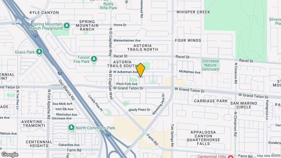 8028 N Copperhead Creek St Map and Location Details