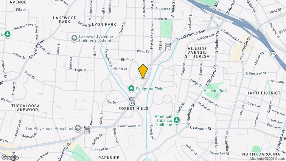 1614 University Dr Map and Location Details