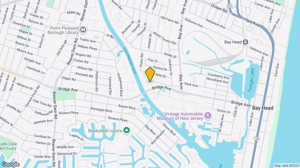 1641 Elm Ave Map and Location Details