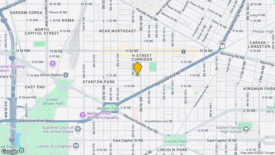 715 F St NE Mapa y Detalles de la Ubicación