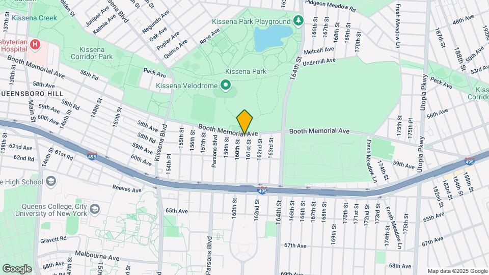 160-12 Booth Memorial Ave-Unit -1st Fl Map and Location Details