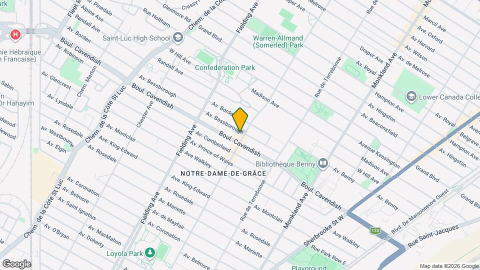 6455 Somerled Av Map and Location Details