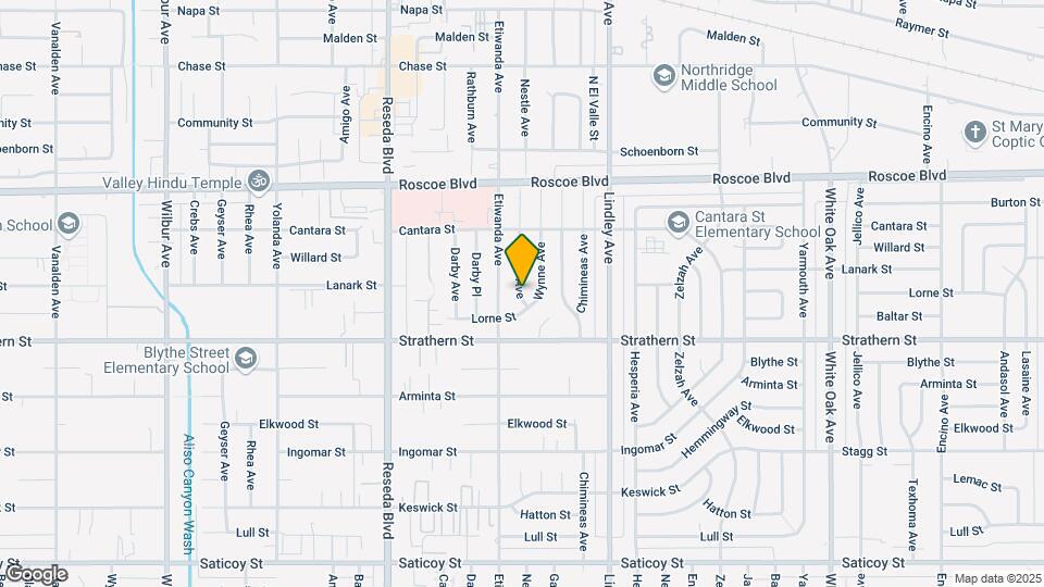 8044 Nestle Ave Map and Location Details