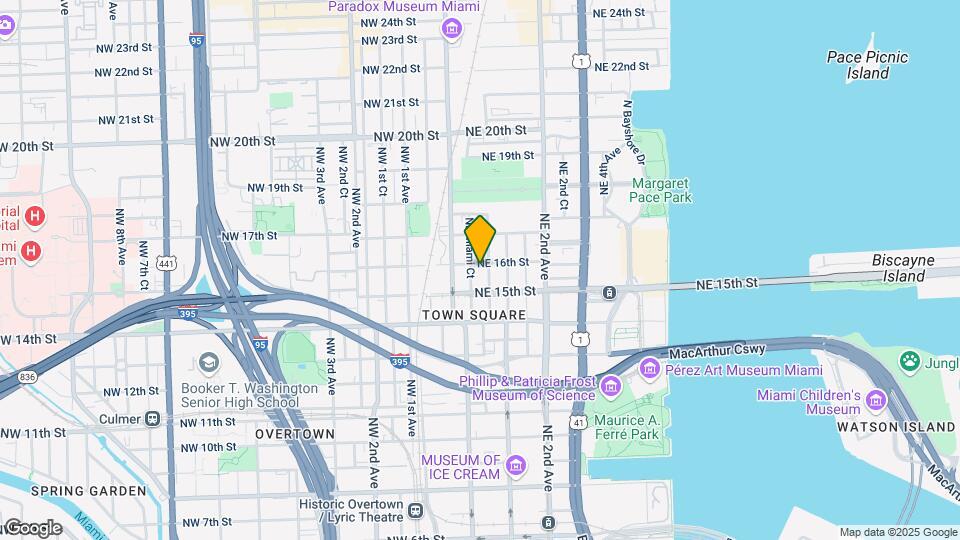 Excel Miami Apartments Map and Location Details
